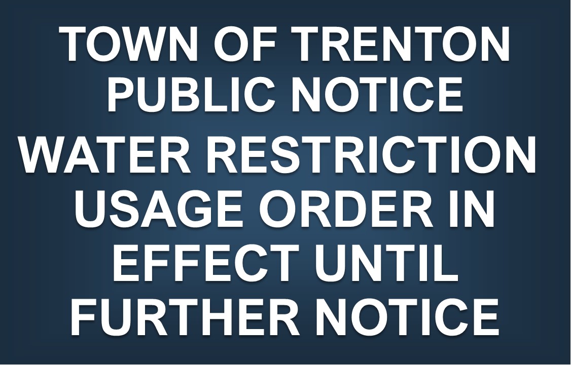 Water Restrictions Usage Order in Effect